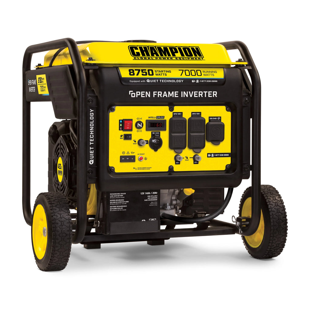 8750-Watt Open Frame Inverter with Electric Start M46868