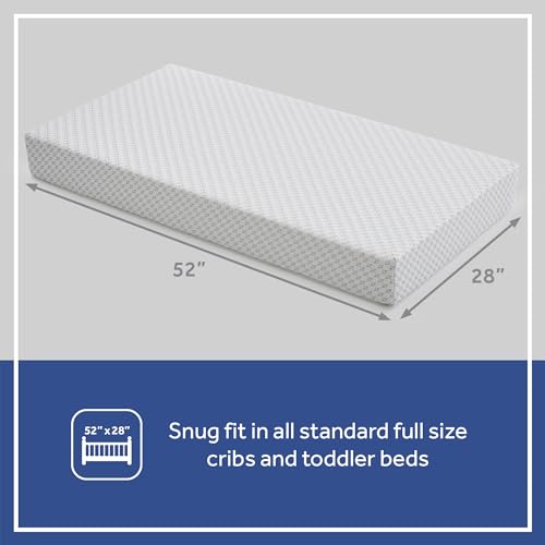 Breathable Crib Mattress, 2 Stage, 52x28 Y97186