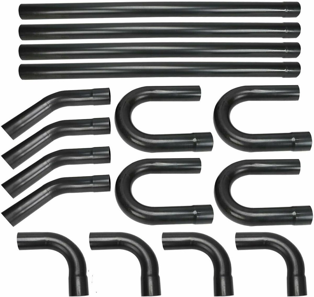 8PCS 2.25'' Mandrel Bend Exhaust Pipe Kit Stainless W2532