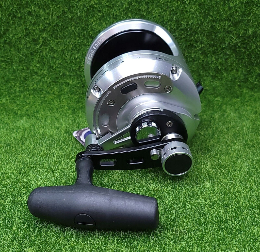 Silver Makaira 2 Speed Lever Drag Reel B218