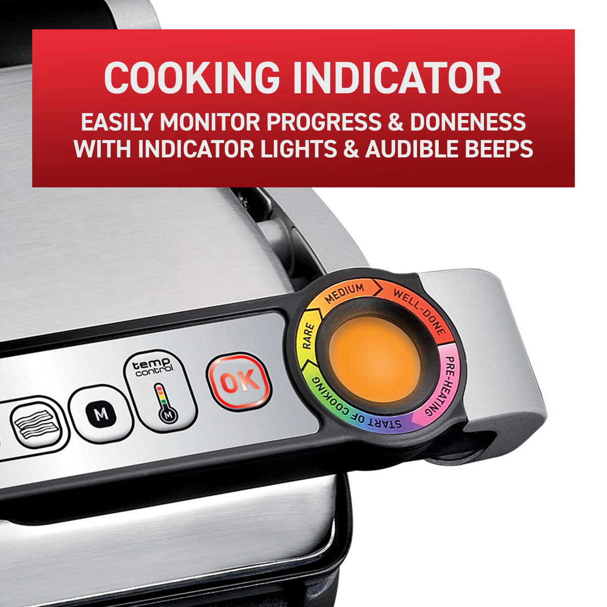 Indoor Electric Grill with Removable Nonstick Plates U543327