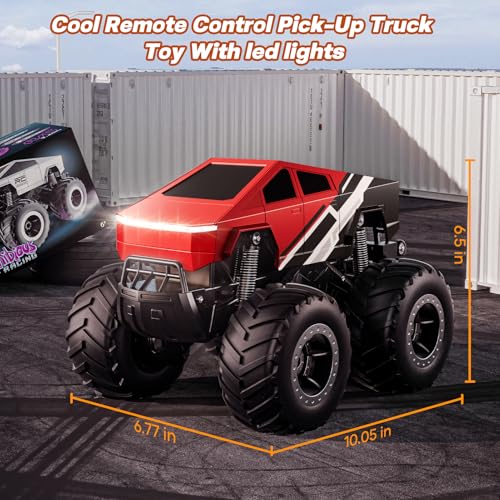 4WD Amphibious RC Off-Road Pick-up Truck 1:16 Scale Red R15749
