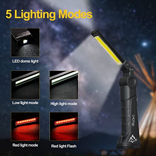 Rechargeable LED Work Light with Magnetic Base 2 Pack S31910