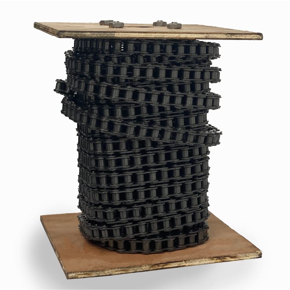 50 Feet Carbon Steel Roller Chain with Connecting Links Z796505