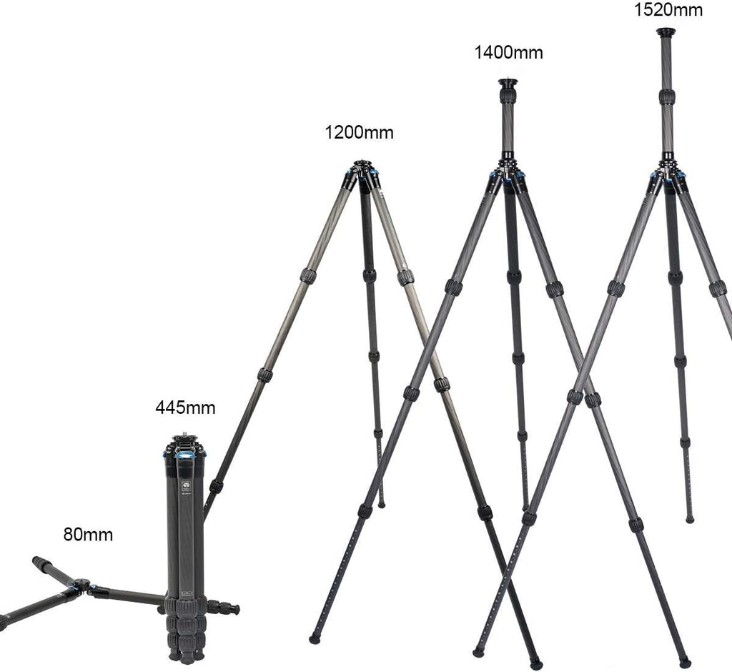 Carbon Fiber Tripod with Two-Section Center Column N8935