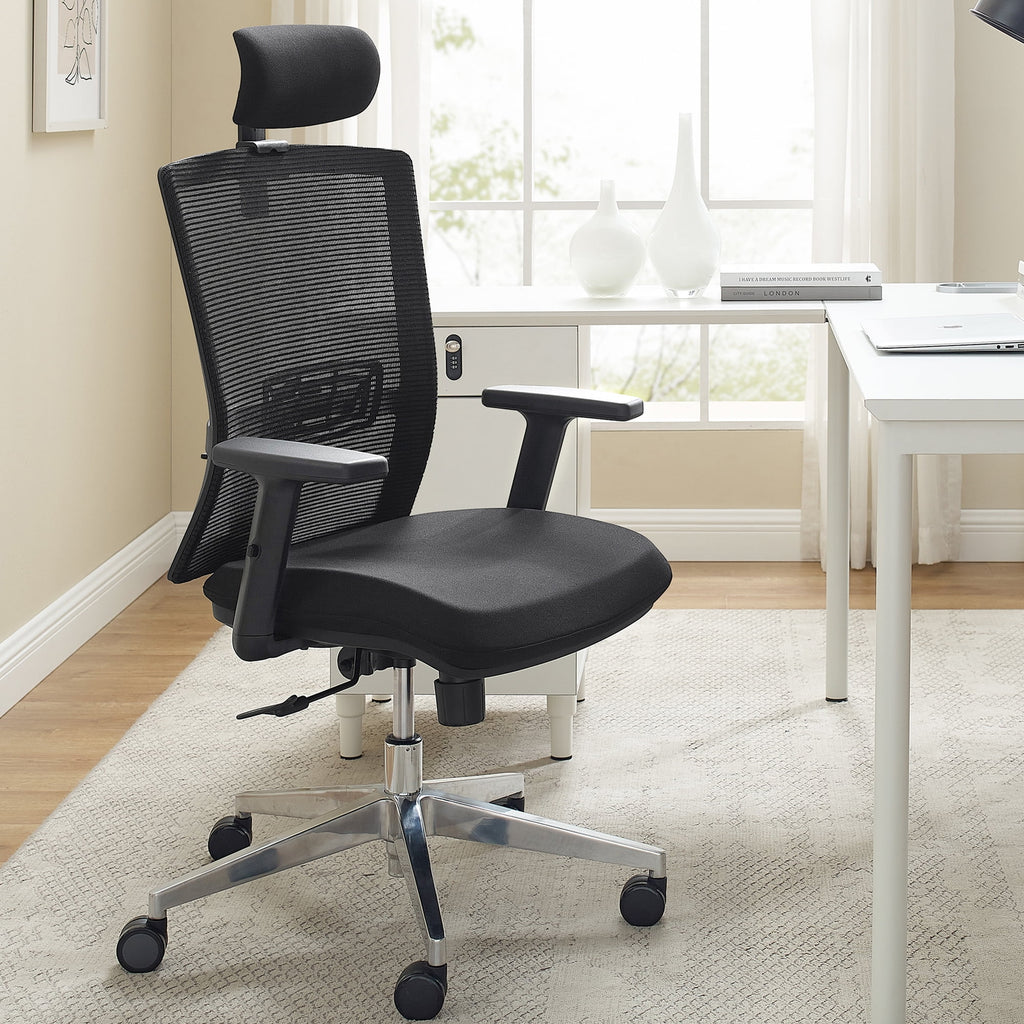 Ergonomic Office Chair with Lumbar Support Black G9386