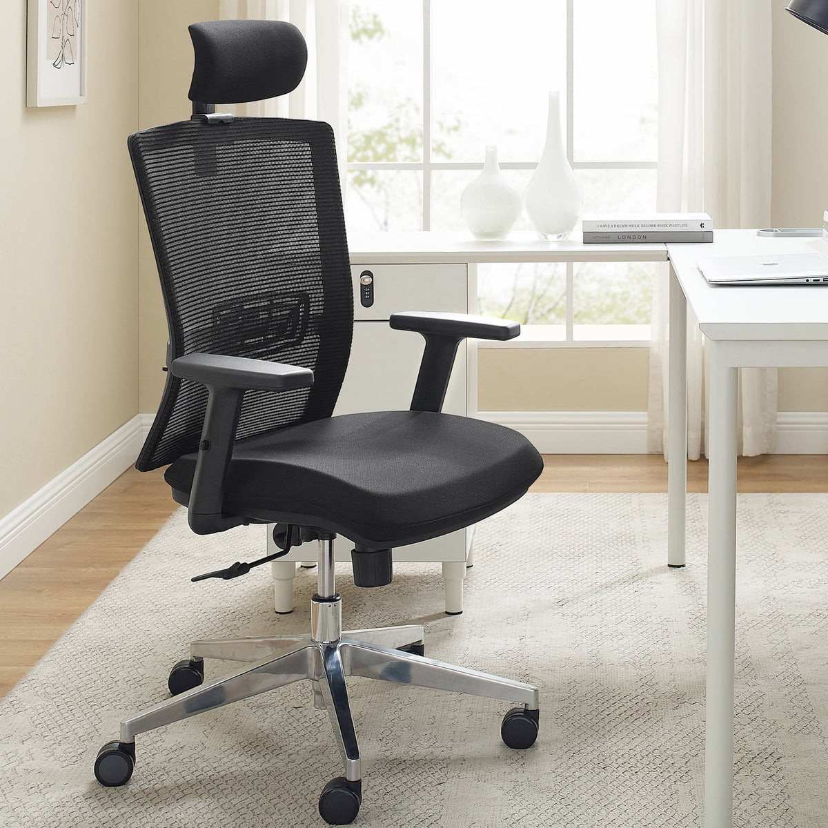 Ergonomic Office Chair with Lumbar Support Black G9386