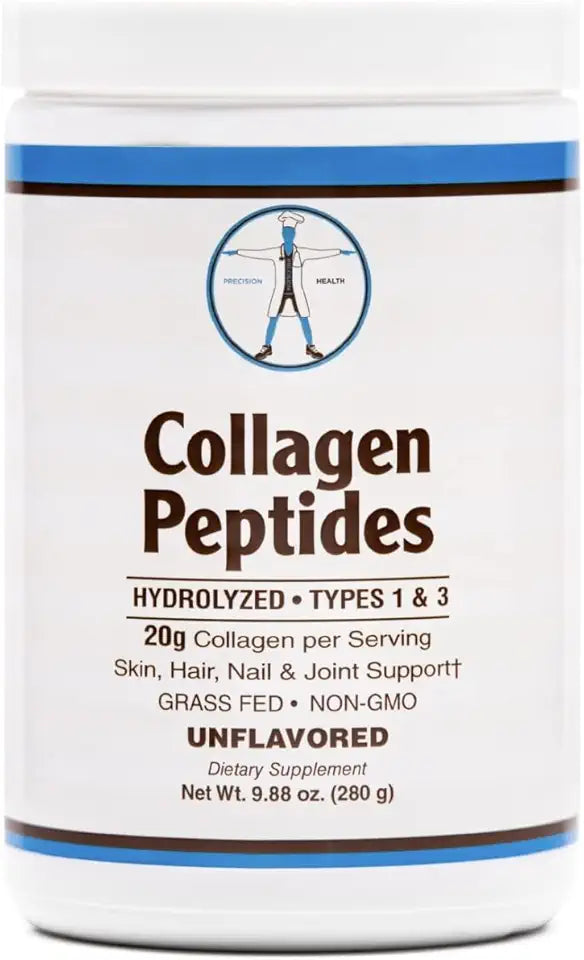 Hydrolyzed Collagen Peptides Types 1 & 3 Unflavored Powder 9.98 Oz Y39880