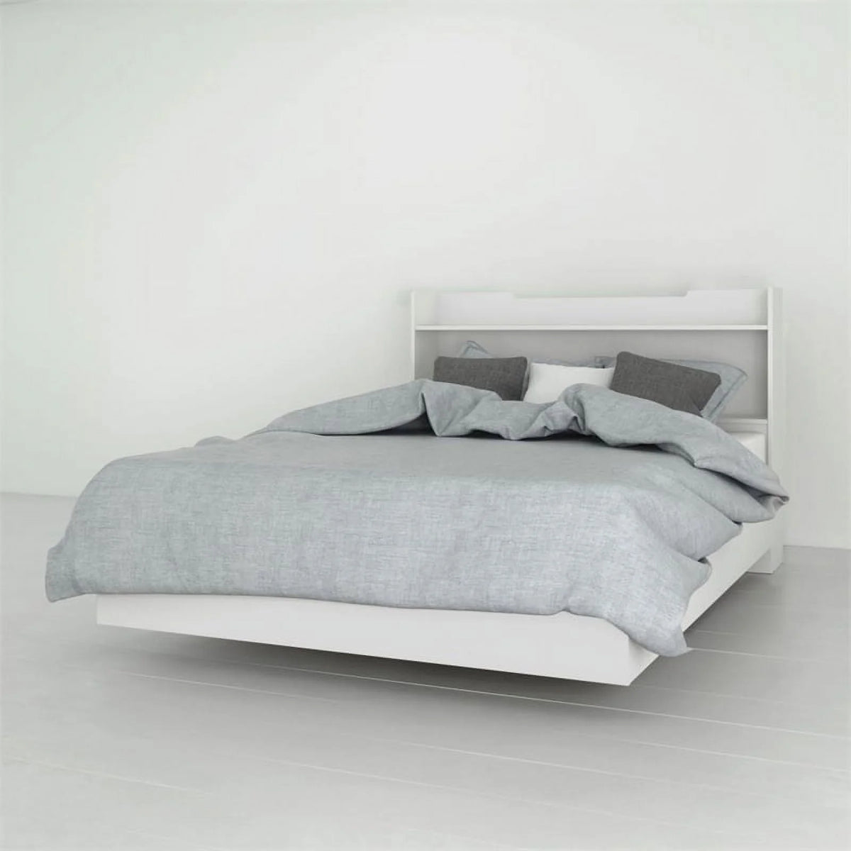 White 2 Piece Full Size Bedroom Set H630809