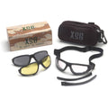 Black Interchangeable Anti-Fog Safety Glasses L57766