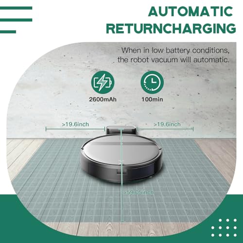 Robot Vacuum and Mop Combo, 2-in-1 Robotic Vacuum Cleaner with Tangle-Free Suction H588