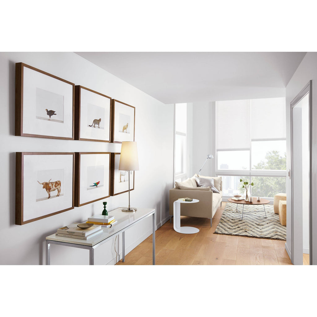 White Venatino Marble Parsons Console Table I8761