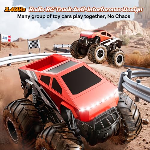 4WD Amphibious RC Off-Road Pick-up Truck 1:16 Scale Red R15749