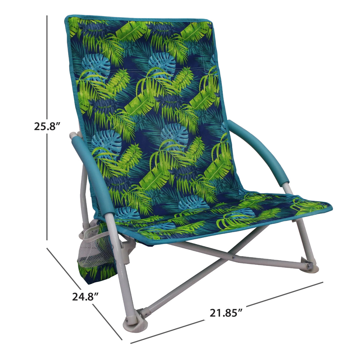 2-Pack Folding Low Seat Arm Chair with Carry Bag N965475