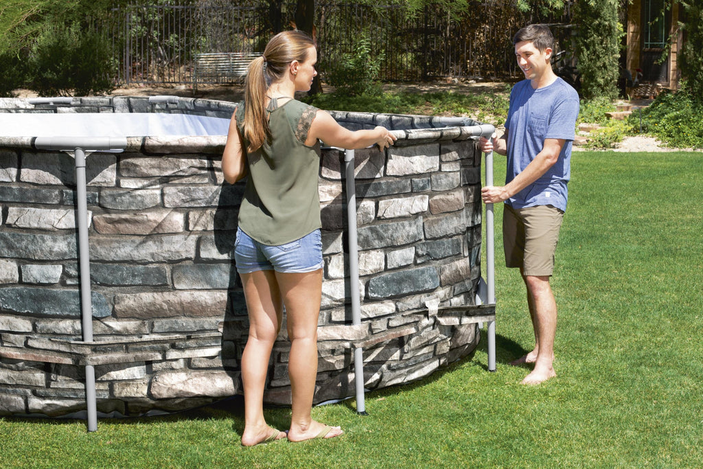 20' x 12' x 48" Oval Above-Ground Pool Set G4471