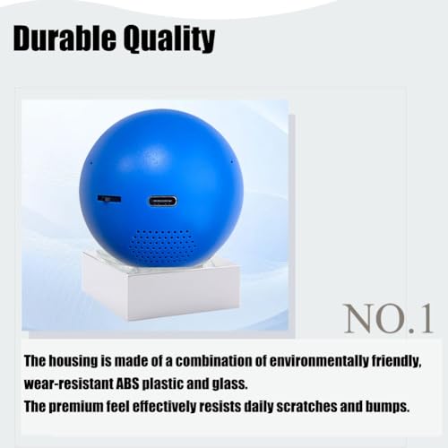 Black USB Rechargeable Memory Sphere Lamp T30549