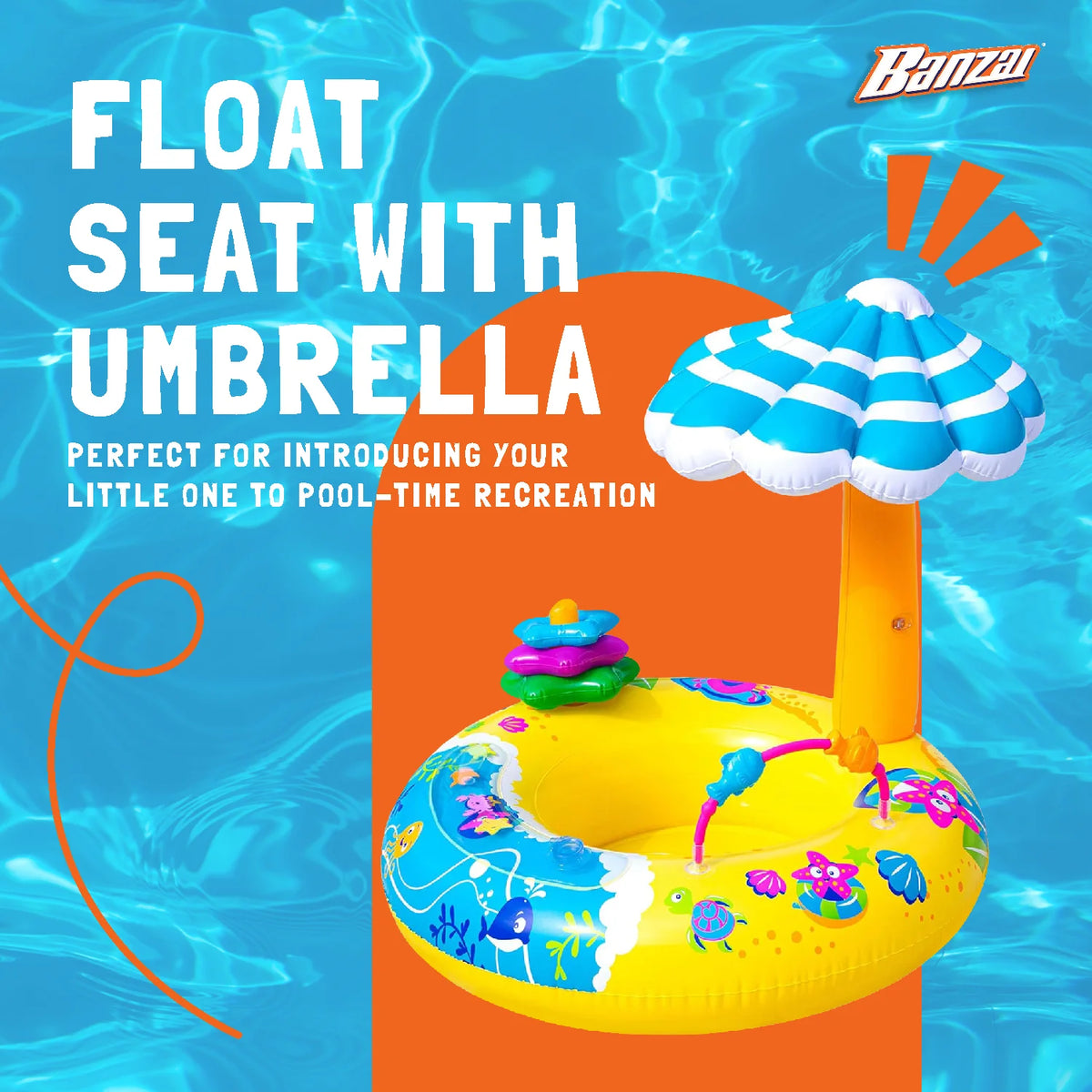 Inflatable Pool Float Seat D6265