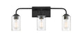 Three Light Bath Bar Matte Black A58255