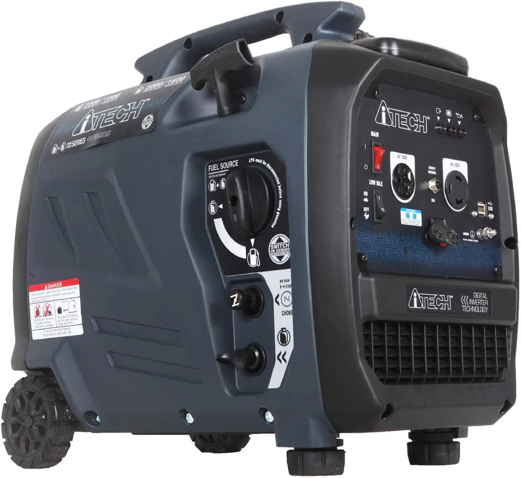 2300-Watt Dual Fuel Portable Inverter Generator E280801