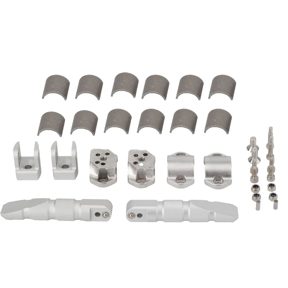 Universal Motorcycle 360 Rotatable Highway Crash Bar Foot Pegs F8101