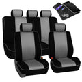 Gray Full Set Car Seat Covers R9718