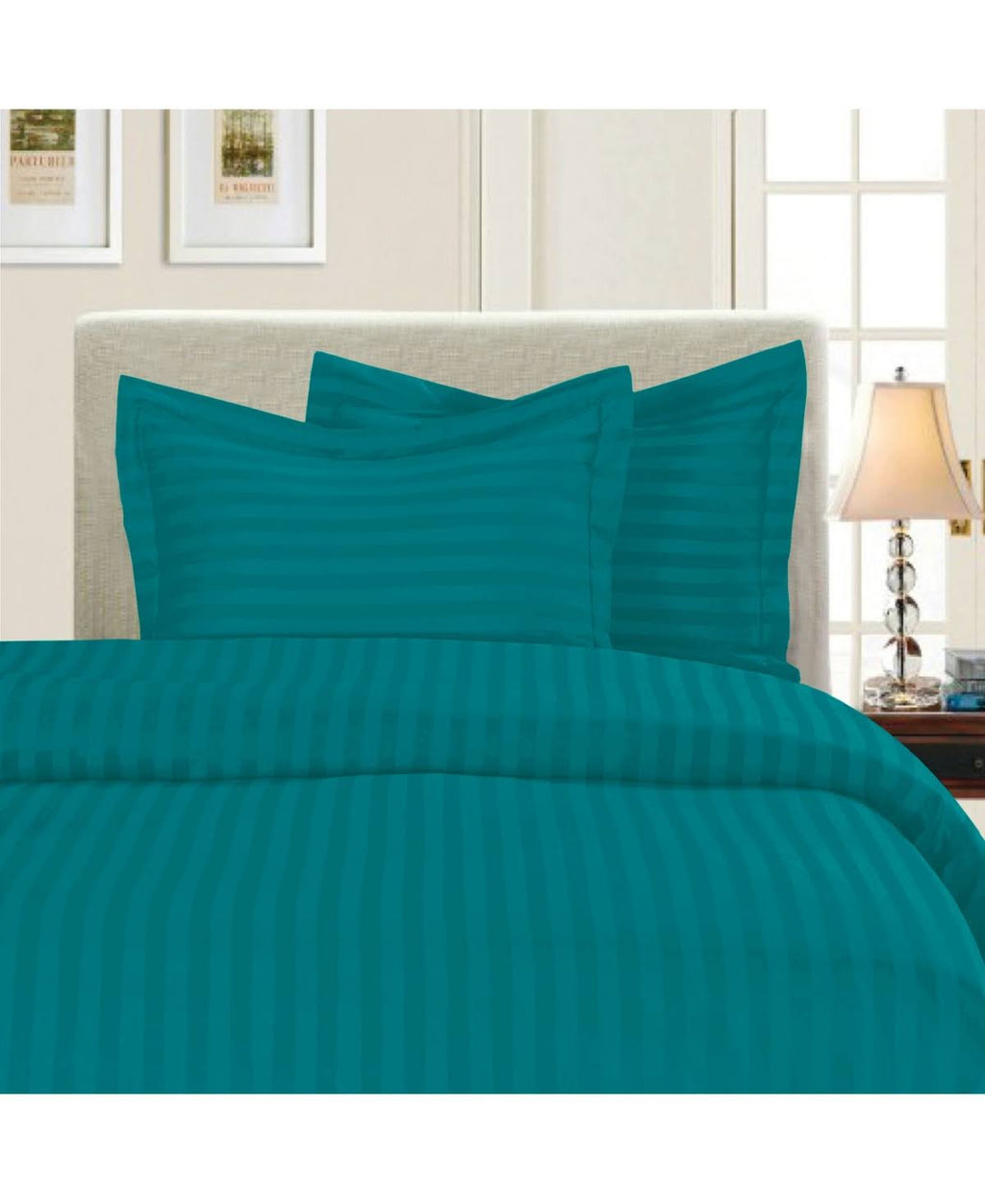 Beige 3 PC Wrinkle-Free Duvet Cover Set R566205