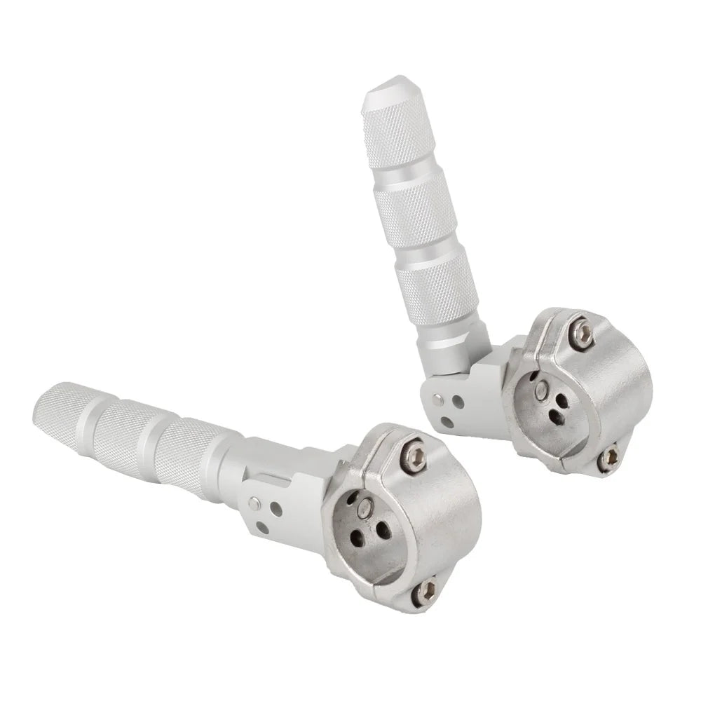 Universal Motorcycle 360 Rotatable Highway Crash Bar Foot Pegs F8101
