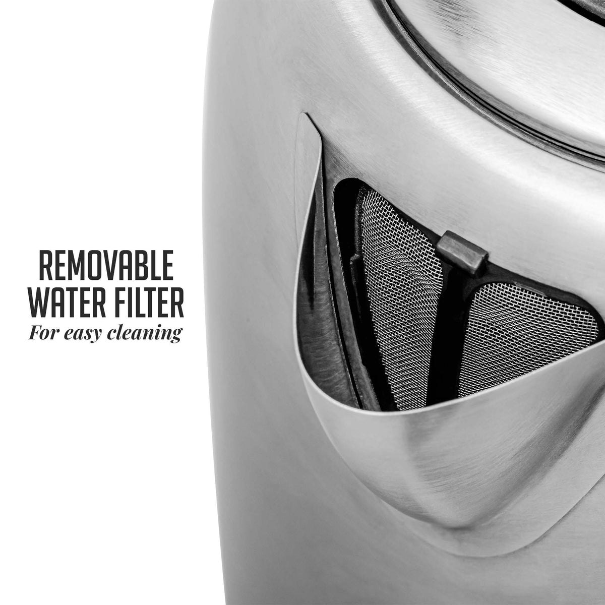 Stainless Steel Electric Kettle 1.2 Liter with Auto Shut-Off A7902