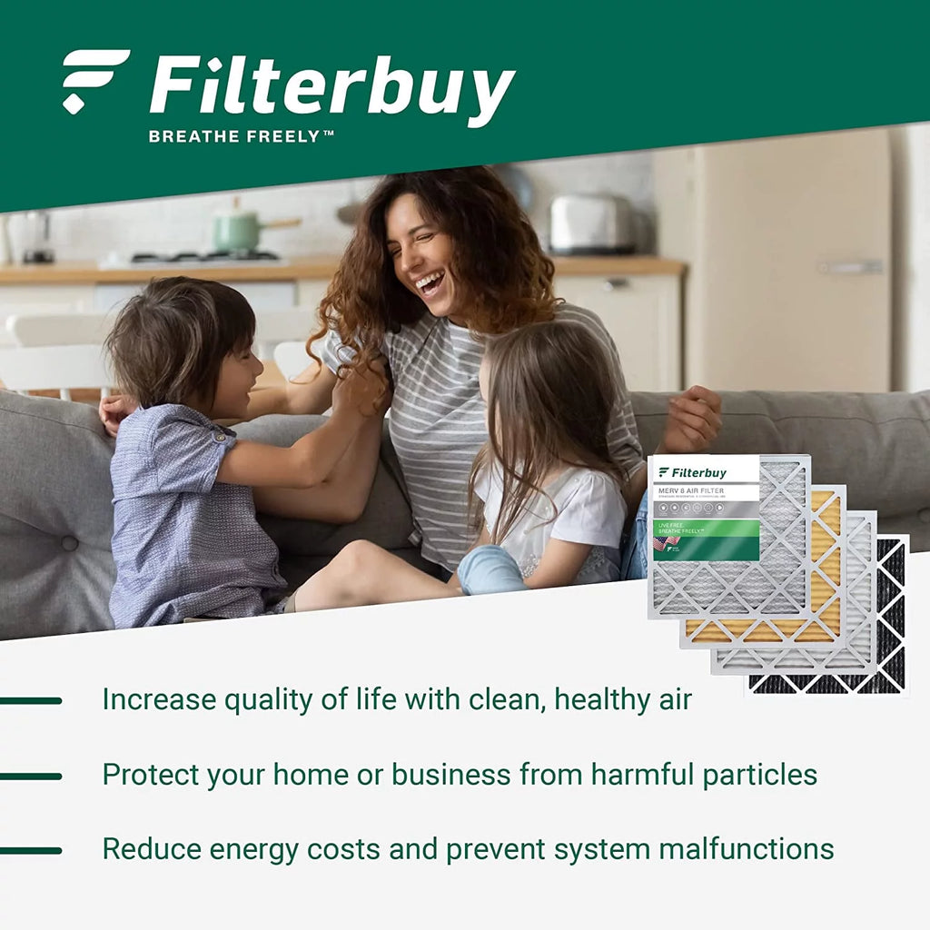 20x25x5 MERV 8 Pleated HVAC Air Filters (3-Pack) M88816