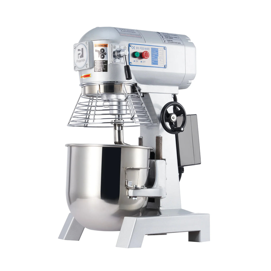 10Qt 600W Commercial Stand Mixer with 3 Attachment T2538