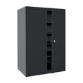 5-Shelf Steel Storage Cabinet with Recessed Handle F4274