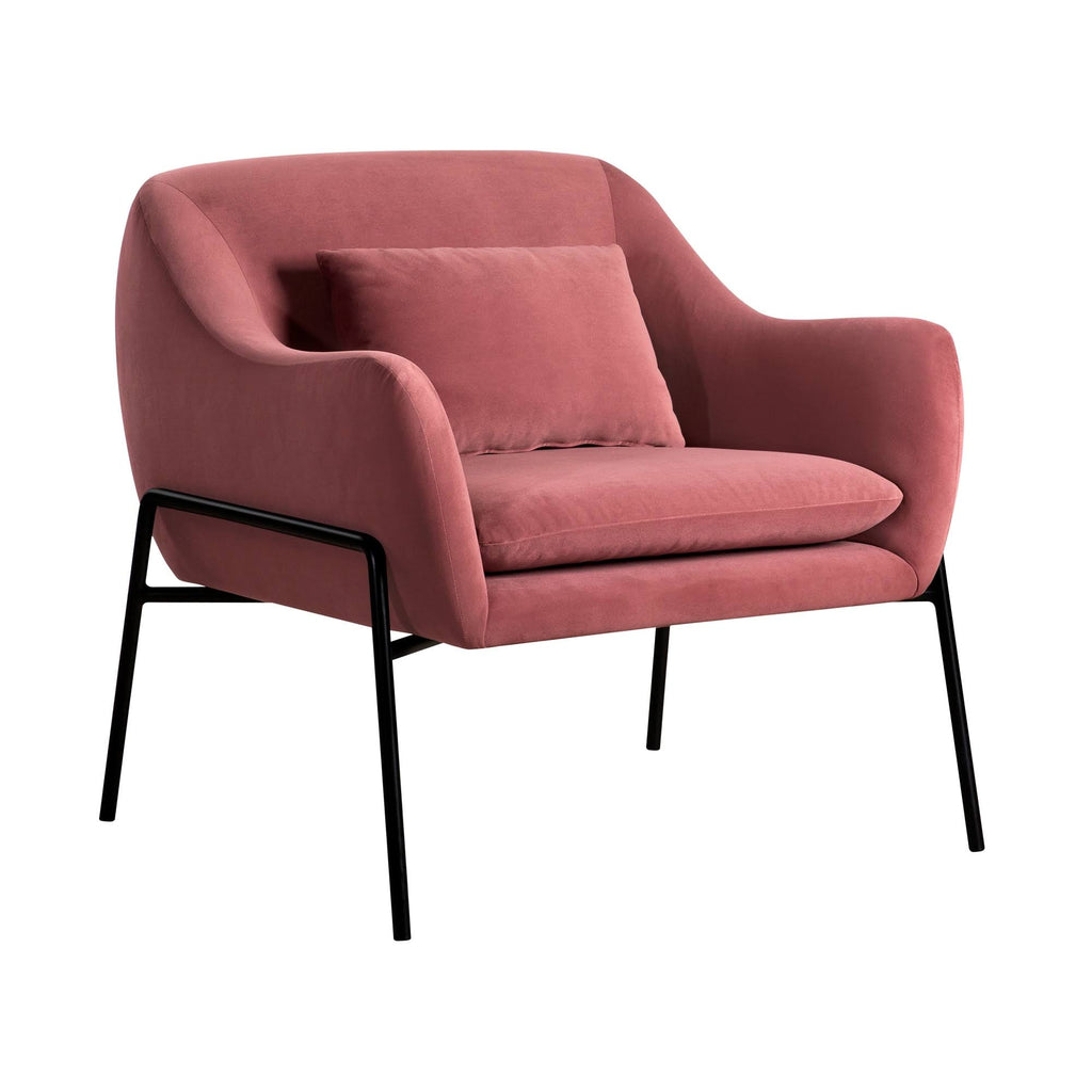 Blue Velvet Accent Chair G200