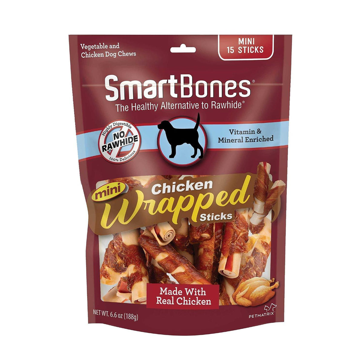 Chicken Wrapped Sticks Mini Dog Treat Z577