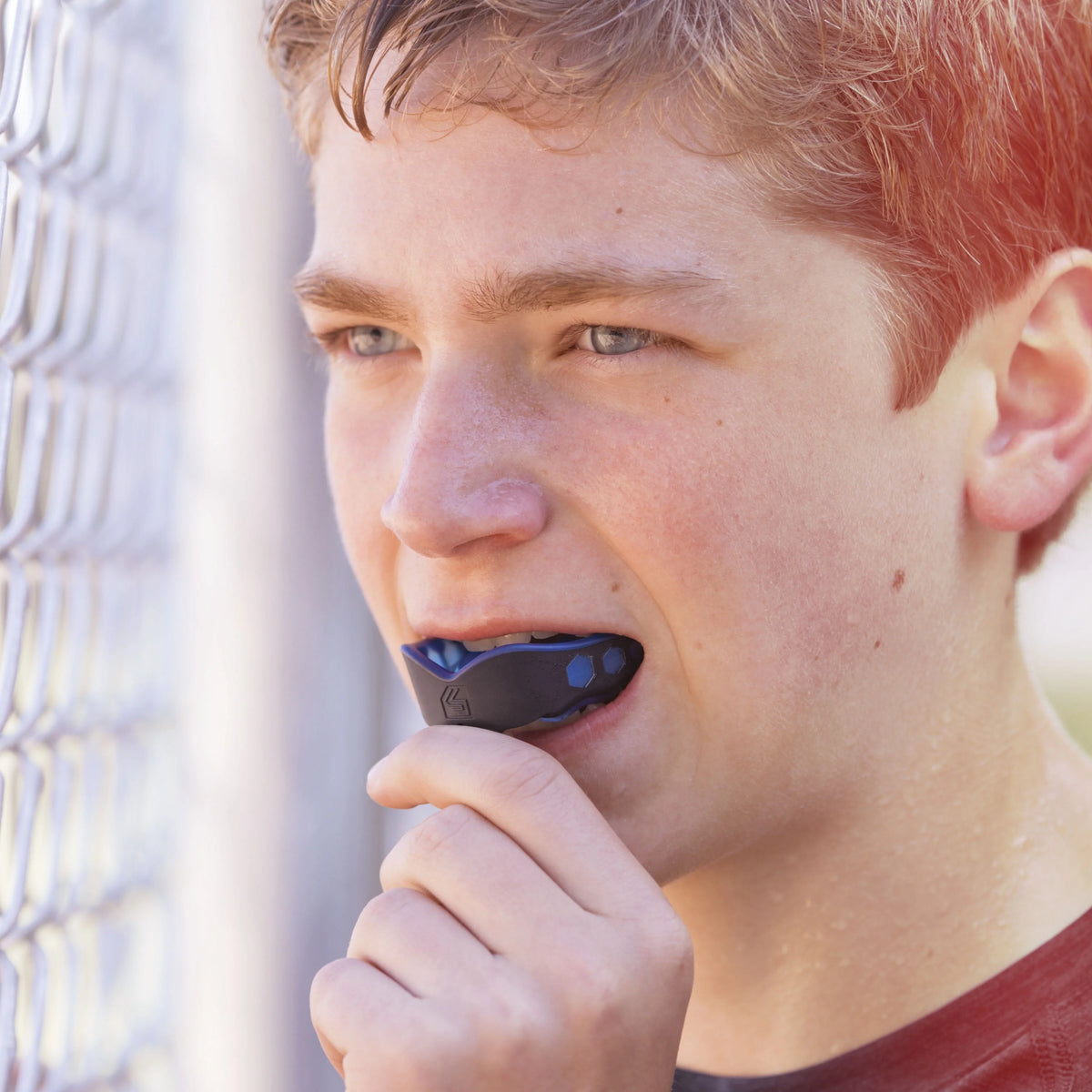 Youth Blue Mouth Guard J434
