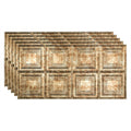 Bermuda Bronze 2ft x 4ft Glue Up Ceiling Tile (5 Pack) V78492