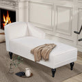 58 inch Velvet Button Tufted Chaise Lounge Sofa Y630055