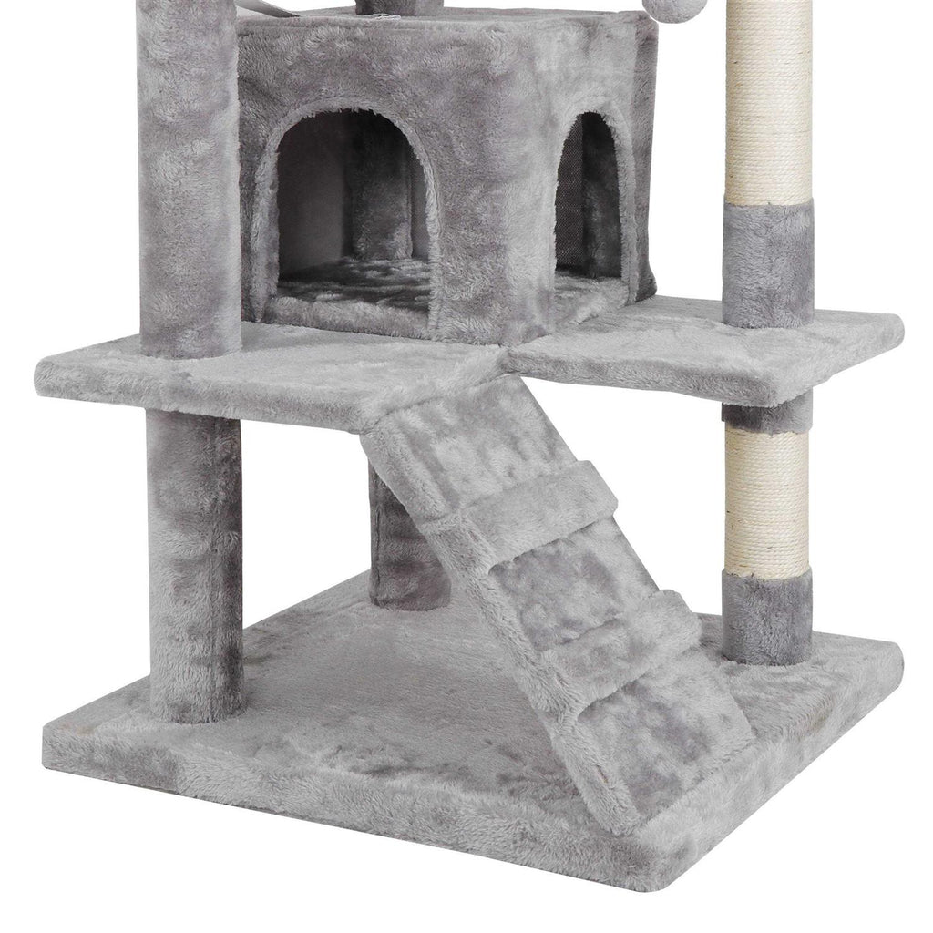 Cat Tree Multi-Levels Condos Scratching Post Tower N413934