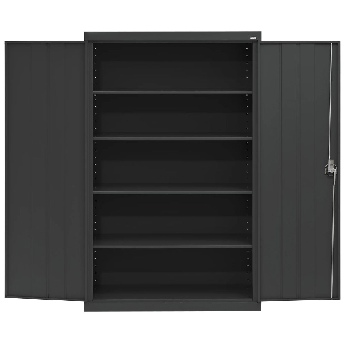 5-Shelf Steel Storage Cabinet with Recessed Handle F4274