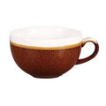 Monochrome Cinnamon Brown 12 oz Cappuccino Cup Q757041