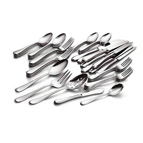 45 Piece Stainless Flatware Set, Service for 8 E69248