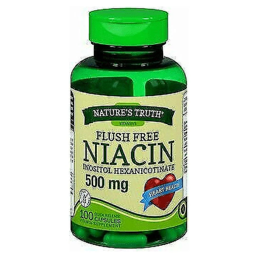 Niacin Inositol Hexanicotinate 500mg 100ct 4-Pack O39185