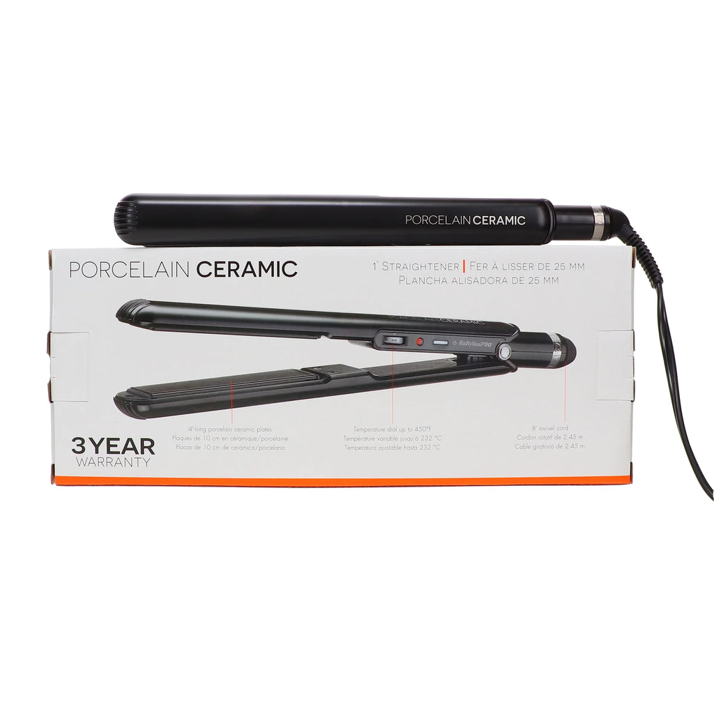 Porcelain Ceramic 1 Straightening Iron E629