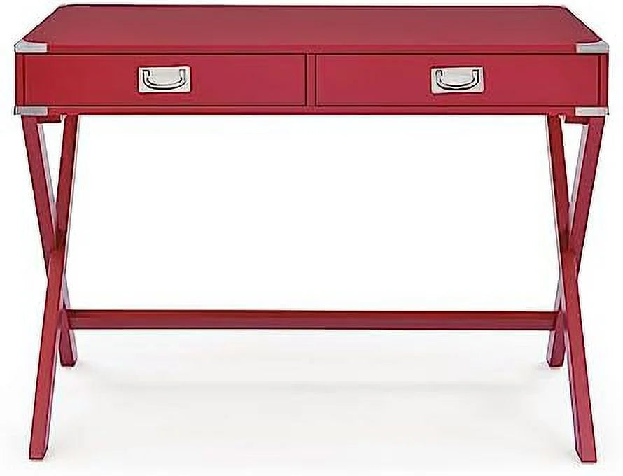 White Computer Desk with Drawers K9056
