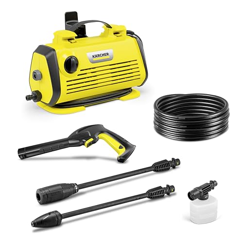 Kärcher Pressure Washer K 1, 1700 PSI, Trigger Spray Gun & Vario Power Spray Wand F1283