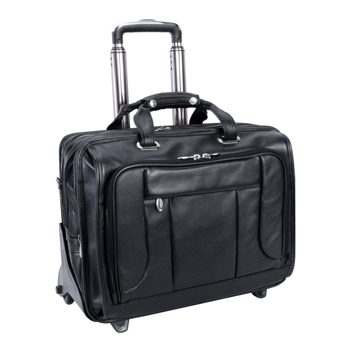 Black Wheeled Laptop Case S212