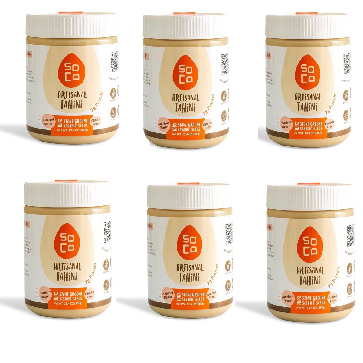 Tahini Paste, 13.4 oz, Pack of 6 K29805