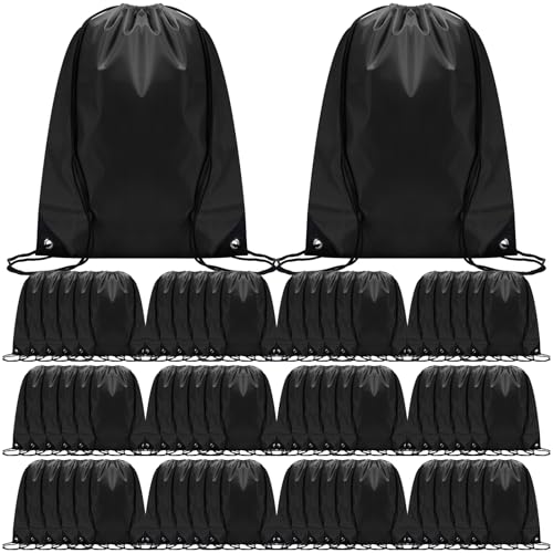 100 Pcs Polyester Drawstring Backpack P23655