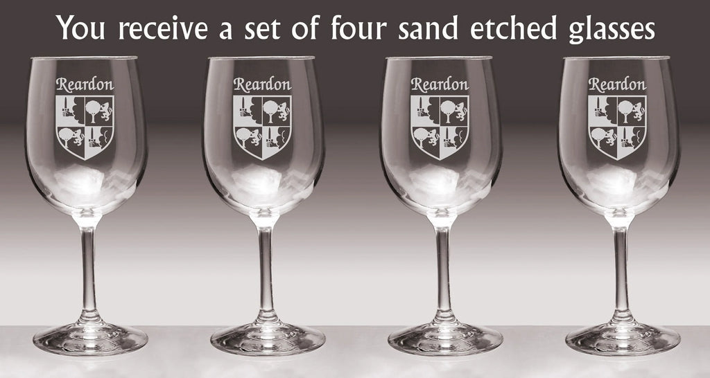Irish Coat of Arms Wine Glasses Set of 4 T693100