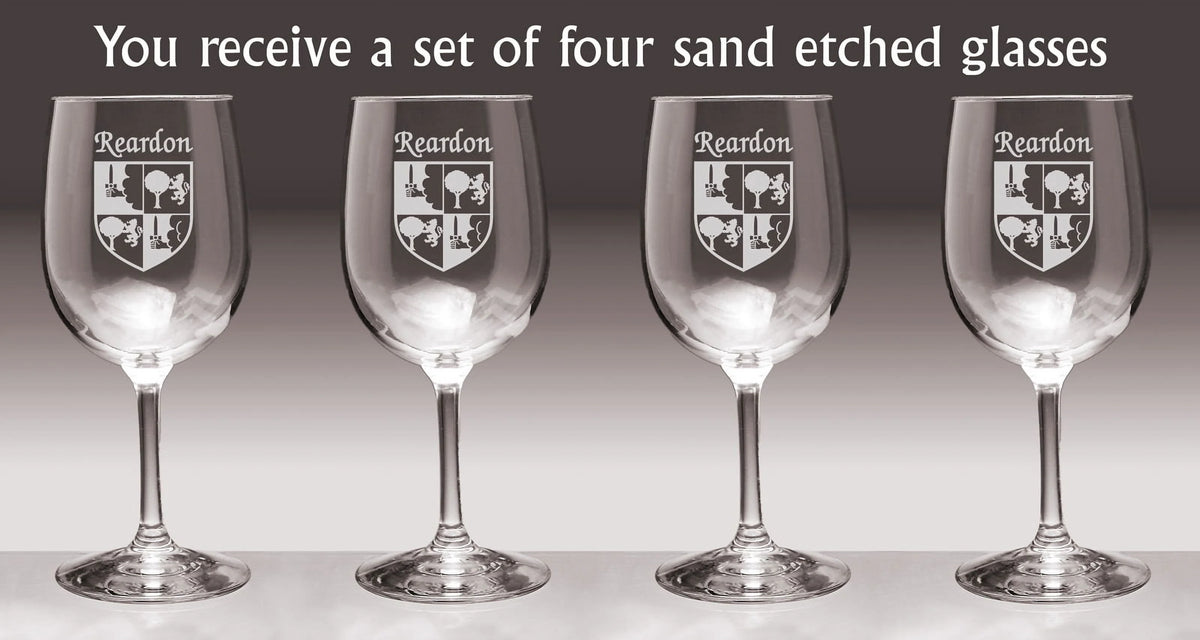 Irish Coat of Arms Wine Glasses Set of 4 T693100
