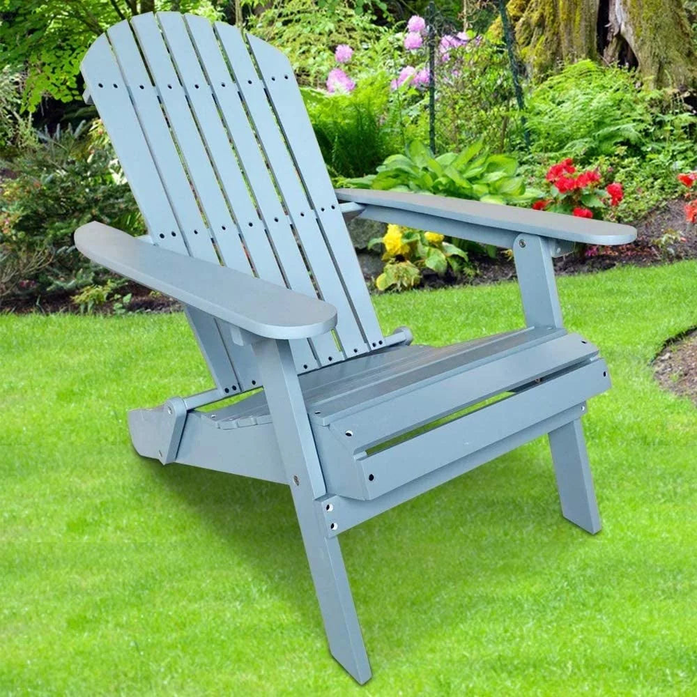 Folding Adirondack Chair Weather Resistant Plastic M607